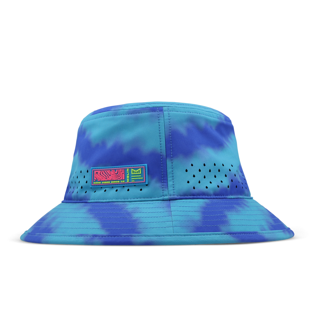 Caddy Neon Tie Dye Hydro - Electric Blue