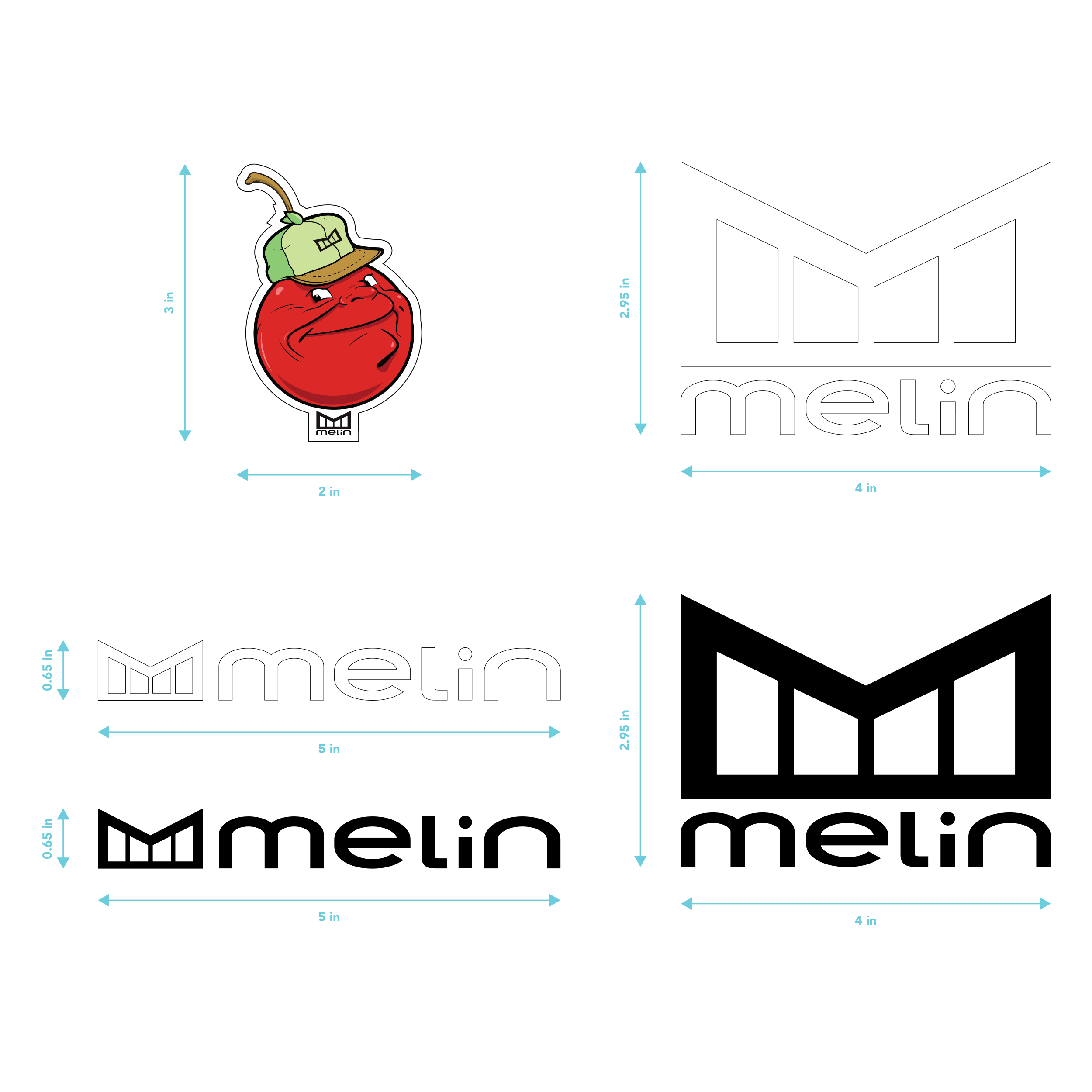 melin Sticker Pack - Multi